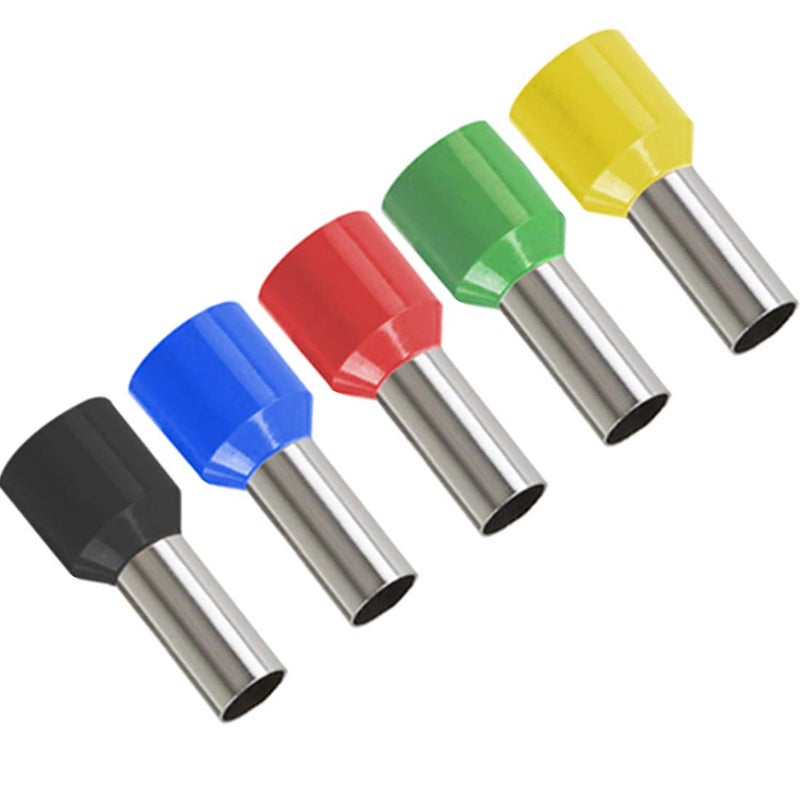 XFFCSEC 8 Gauge Wire Ferrule Connectors, for 8 Awg Automotive Power/Ground, Battery Cable, Car Audio, RV, Amp, CCA, 8ga Automotive Wire, Amp Kit, Battery Cables, Wiring Kit, (Red + Black Box of 150) - Image 5